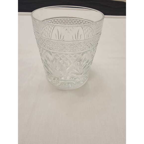 Set of 4 Cristal D' Arques Durand No Knob 6 Sided Stem Rocks Double Old Fashion - Picture 3 of 10